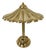 Hollywood Regency Italian Sculptural Brass Table Lamp, 1970s For Sale