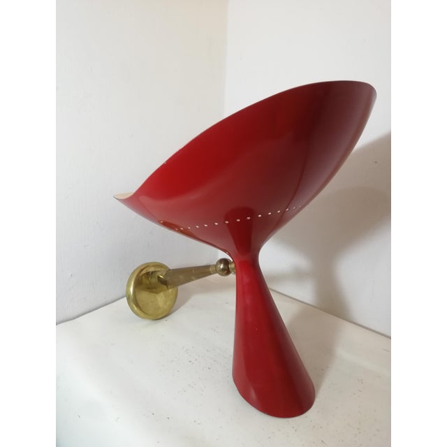 Mid-Century Modern AD/1 Wall Lamp by Oscar Torlasco for Lumen, Italy, 1950s For Sale - Image 3 of 15