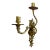 Late 19th Century Decorative Antique Brass Sconces For Sale