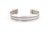 Navajo “TAHE” Sterling Silver Stacked-Wire Cuff Bracelet Distinctive Navajo cuff bracelet stamped “TAHE,” featuring a...