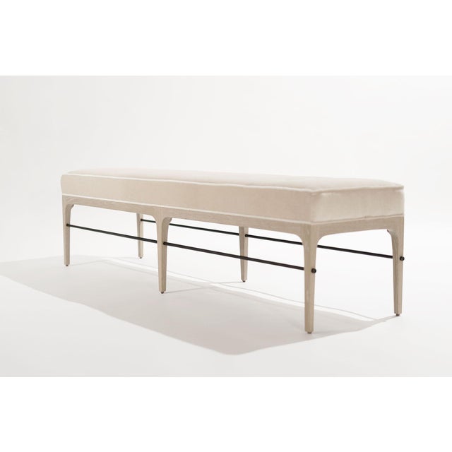 Linear Bench in White Oak Series 72 by Stamford Modern For Sale - Image 4 of 18