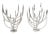 Candlesticks by Xavier Féal for Inox Industrie, 1970, Set of 2 For Sale