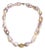 Bochic “Capri” Vintage Baroque Pearl & Multi Gem Necklace Set in 18K & Silver For Sale