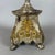 Metal Antique Tripod Candlestick in Gilded Silver Metal with Lion Paws, 1800s For Sale - Image 7 of 11