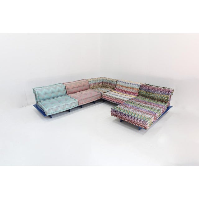 Mah Jong Sofa with Missoni Upholstery by Hans Hopfer for Roche Bobois, 2010s, Set of 10 For Sale - Image 18 of 18
