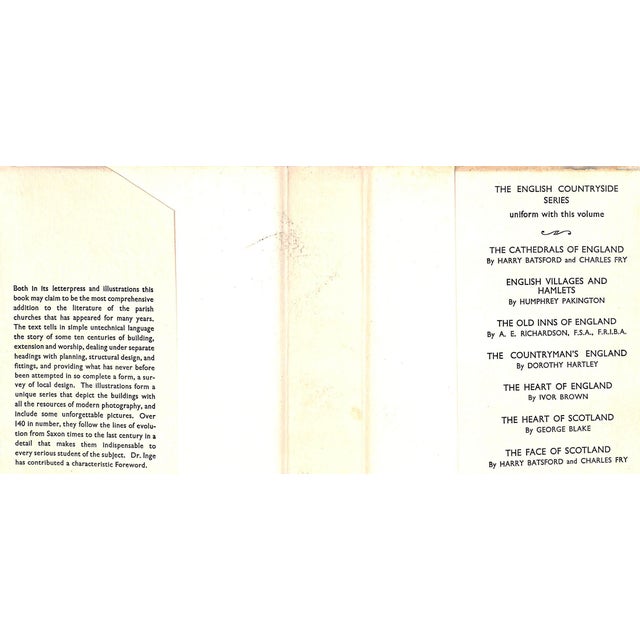 Traditional "Parish Churches of England" 1935 Cox, J. Charles For Sale - Image 3 of 10