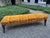 Goldenrod Large Custom Made Bench in Rich Italian Velvet For Sale - Image 8 of 12
