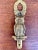 Mid-Century English Cast Brass Owl Door Knocker For Sale - Image 4 of 9