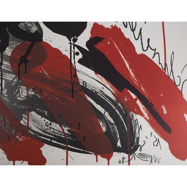 Wolf Vostell, The Cry, Soprane, Original Lithograph, 1990 For Sale - Image 5 of 8