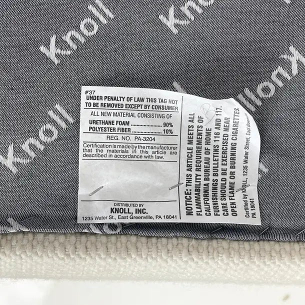 Knoll Mies Van Der Rohe for Knoll Modernist Brno Chair in Knoll Cato Upholstery For Sale - Image 4 of 12