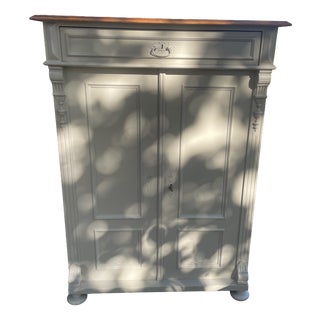 Antique Sideboard in Fir, 1890s For Sale