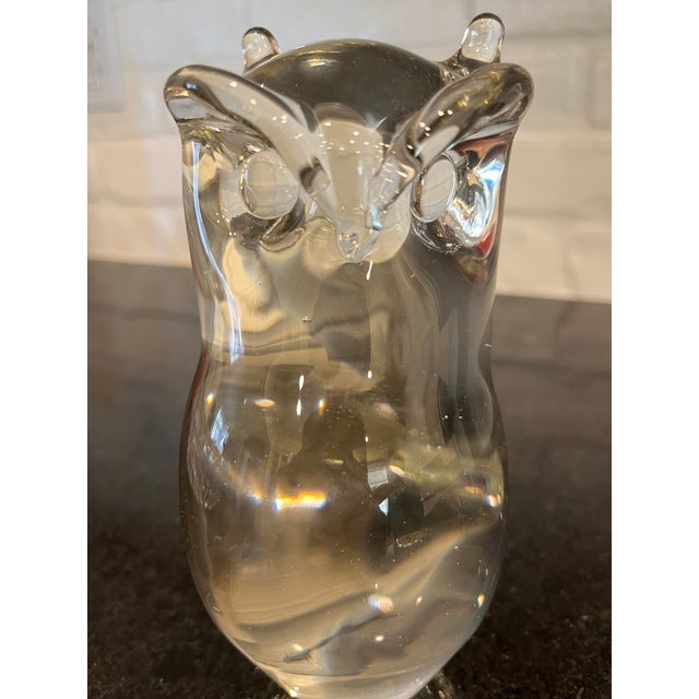 Charming glass owl pictures do not reflect the elegant design. It is a bit whimsical too. Although the maker is unknown it...