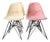 Vintage Eames “Eiffel Tower” Fiberglass Chairs - Set of 4 For Sale