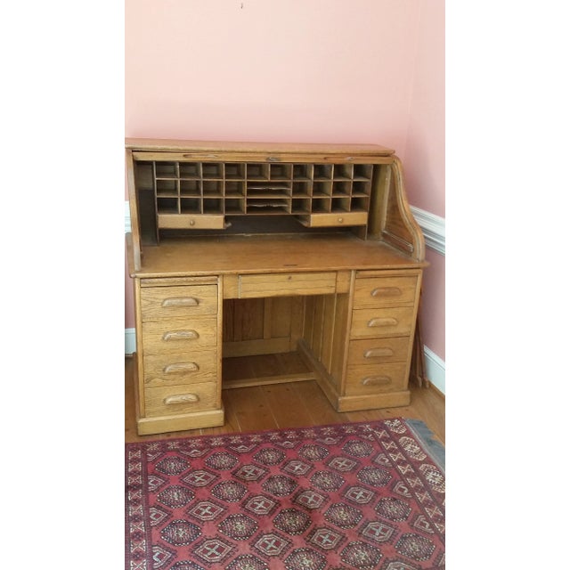 Early 1900's Antique Roll Top Desk Looking for a Roll Top Desk that's a bit more unusual? Something with a bit of history...