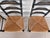 Wood L Hitchcock Harvest Stenciled Black Ladder Back Rush Bottom Dining Chairs - Set of 8 For Sale - Image 7 of 18