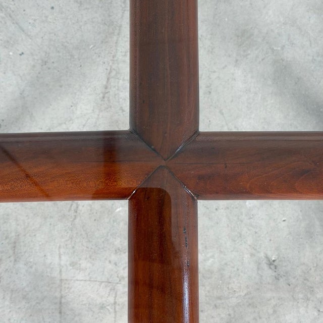 Round Walnut Coffee Table by Nicolay Diulgheroff, Italy, 1950s For Sale - Image 14 of 15