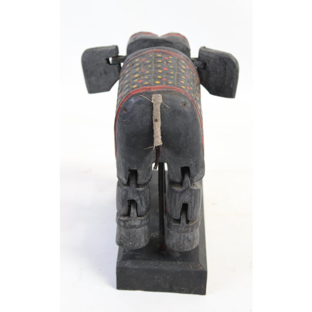 Majestic Elephant Puppet Style in Blue For Sale - Image 9 of 11