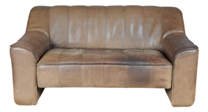 Vintage DS44 Two-Seater Buffalo Leather Sofa from de Sede, 1970s