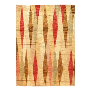 2020s Fine Hand Knotted Modern Shaggy Rug For Sale