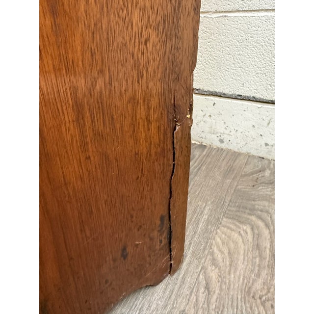 Antique American Primitive Farmhouse Solid Oak Step Back Cupboard For Sale - Image 16 of 17