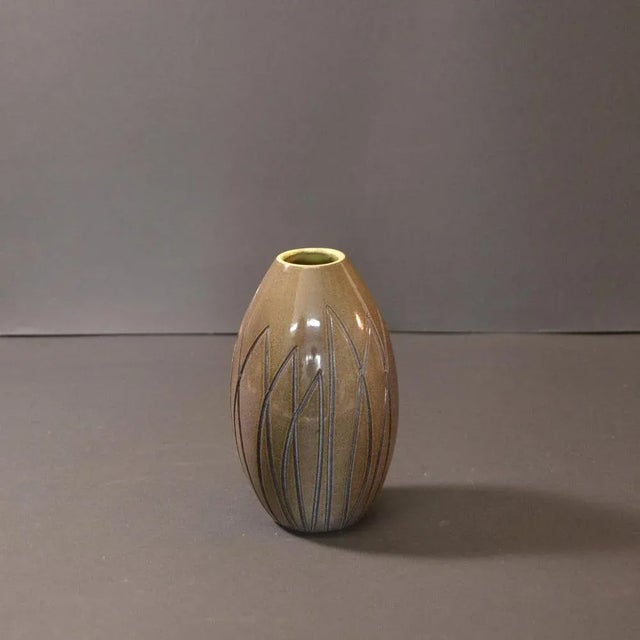 Swedish Vase by Ingrid Atterberg, 1956, in Flawless conditions. Designed 1950 to 1959 This piece has an attribution mark,...