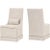 Transitional Colleen Bisque French Linen Dining Chair Set of 2 by Essential for Living For Sale - Image 3 of 7
