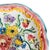 Mid-Century Hand-Painted Floral Majolica Plate from Rigo, 1950s For Sale - Image 4 of 5