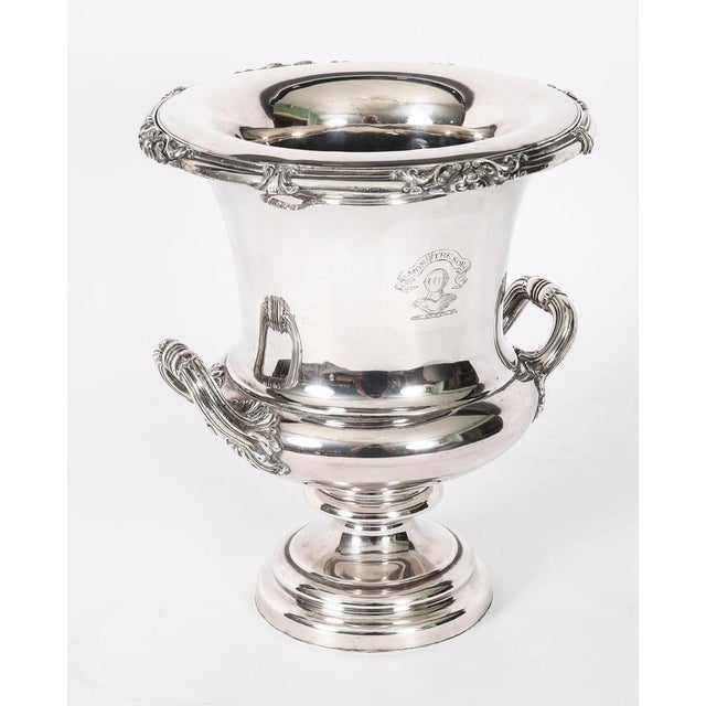 Metal Antique George III Sheffield Wine Coolers 18th Century, Set of 2 For Sale - Image 7 of 18