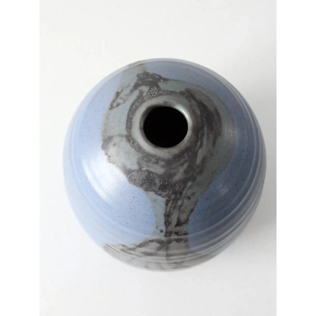Ceramic Vintage Studio Pottery Vase For Sale - Image 7 of 10