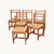 ItalianLight Wood Chairs, 1960s, Set of 6, in Flawless conditions. Designed 1960 to 1969