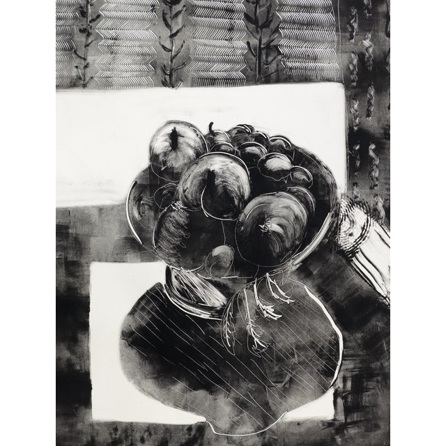 Pop Art "Kitchen in Black and White" Contemporary Modern Monotype by Martha Holden For Sale - Image 3 of 4