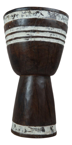 Tapered Wood Side Table from Cameroon