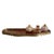 Vintage Wall Console in Wood and Brass, 1950s For Sale - Image 3 of 14