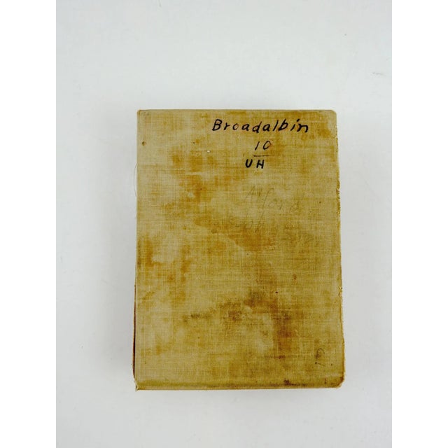 Broadalbin New York quadrant 1902 US Geological Survey topographical folding map on Linen. Meant to be carried while...