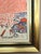 Orange Mid-Century Modern 'Coral Sunset' Original Coastal Landscape Oil Painting by Swedish Artist Uno Vallman (1913-2004), Framed For Sale - Image 8 of 13