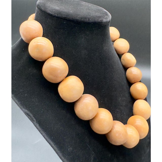 Berber Tribes of Morocco 1930s African Copal Faux Amber Trade Bead Necklace and Bracelet Set, Brown. For Sale - Image 4 of 18