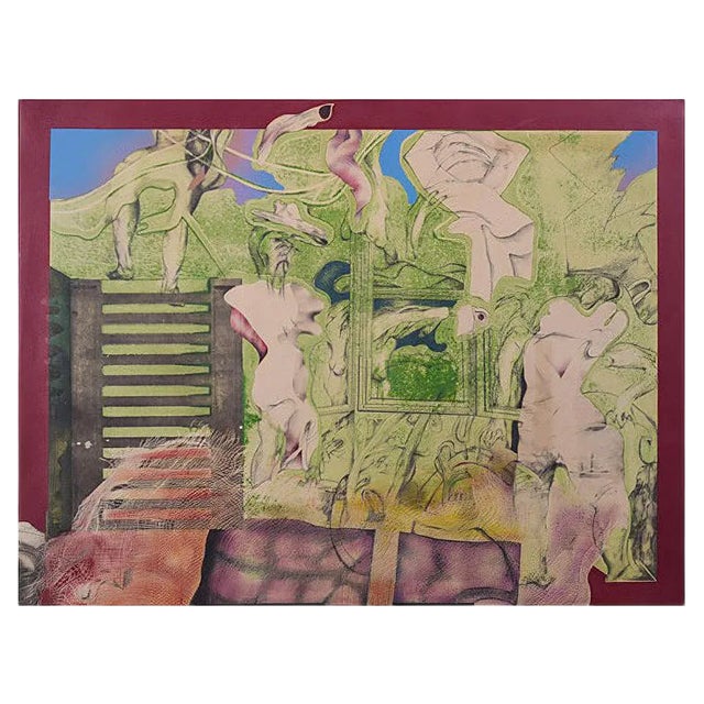 Surreal Painting by Gustavo Carbó Berthold For Sale