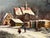 Realism European Village in Winter Snow with Figures & Frozen Pond by German Artist 1972 For Sale - Image 3 of 18