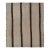 Turkish Vintage Kilim Rug Ivory Beige With Brown Stripes Wool Flatweave For Sale