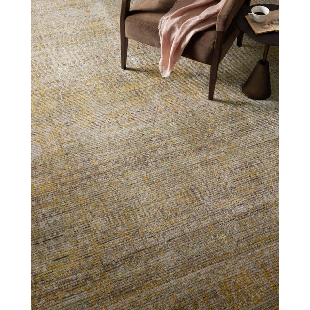 Jean Stoffer x Loloi Bradbury Dove / Gold 9'-0" x 12'-0" Area Rug For Sale In Dallas - Image 6 of 8