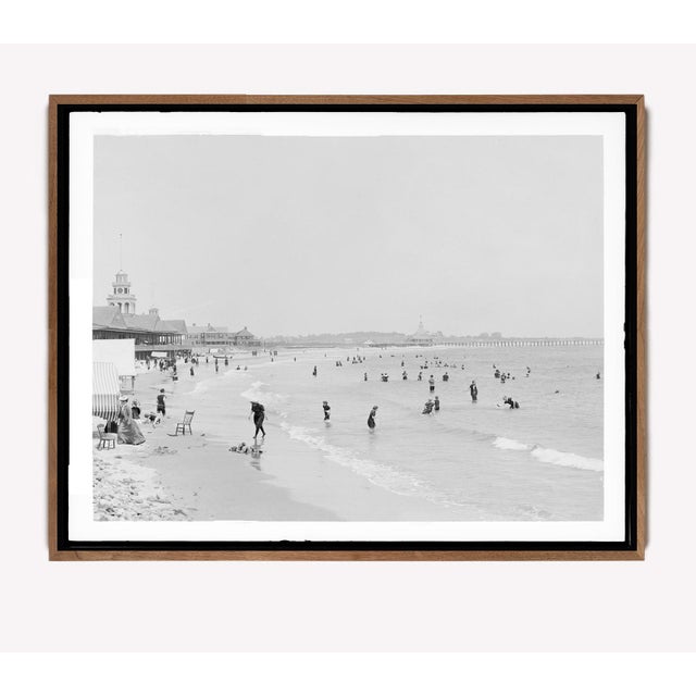 Vintage Coastal Beach Photo, 1900 – 24" X 30" For Sale - Image 4 of 4