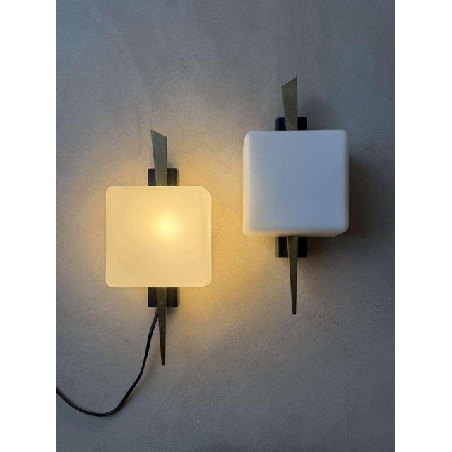 Wall Lamps from Maison Arlus, France, 1960s, Set of 2 For Sale - Image 9 of 9