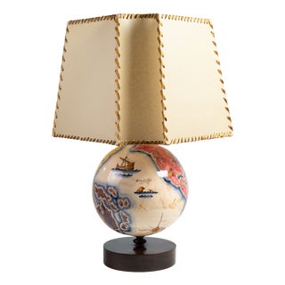 Italian Earthenware Table Lamp, 1930s For Sale