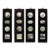 Chinese Rosewood Dream Stone Scenery Wall Panel Set 4 Pieces For Sale
