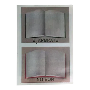 Ed Ruscha Starbrats, No Son Book, 2005