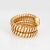 Modern 1990s Bulgari Serpenti Tubogas Ring 6.5 Pink Tourmaline 18k Gold Flex Estate Jewelry For Sale - Image 3 of 6