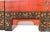Chinoiserie 4 Panel Screen Red & Gold Lacquer & Black & Gold Border For Sale - Image 10 of 15