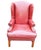 Vintage-Inspired 3-Piece Leather Living Room Set With a Tufted Chesterfield Sofa, a Classic Wingback Armchair & Rectangular Ottoman. For Sale - Image 10 of 12