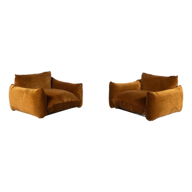 Mid-Century Modern Marenco Chairs by Mario Marenco, Italy, 1960, Set of 2 For Sale