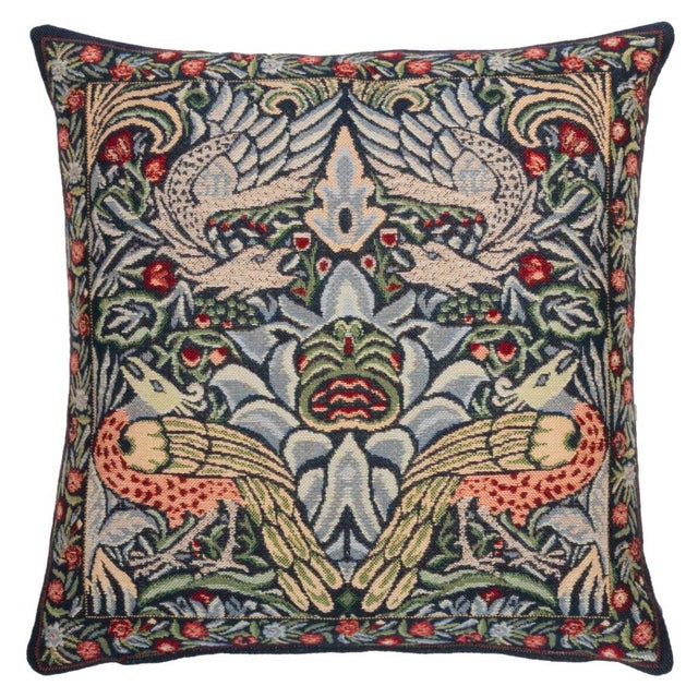 This beautiful tapestry cushion is finely woven by skilled weavers on traditional Jacquard Tapestry looms. The tapestry...